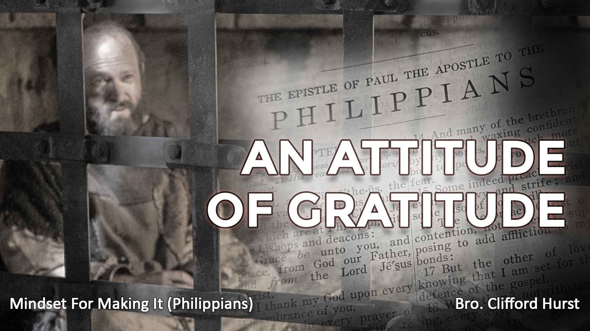 An Attitude Of Gratitude