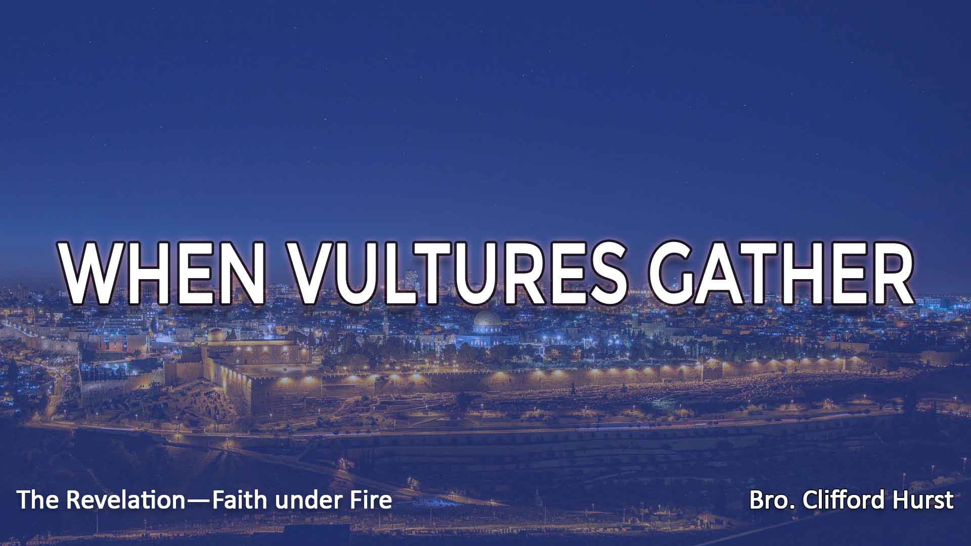 When Vultures Gather