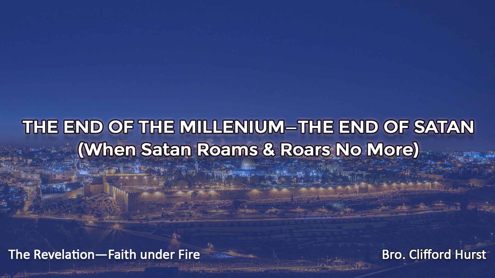 The End Of The Millenium- The End Of Satan