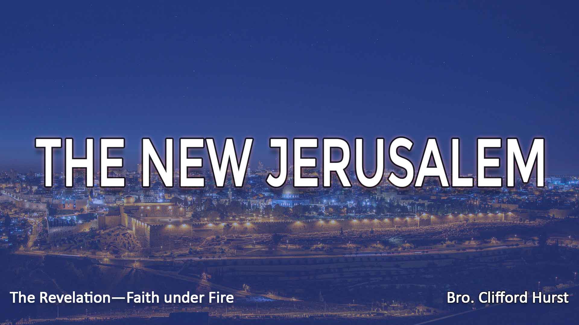 The New Jerusalem