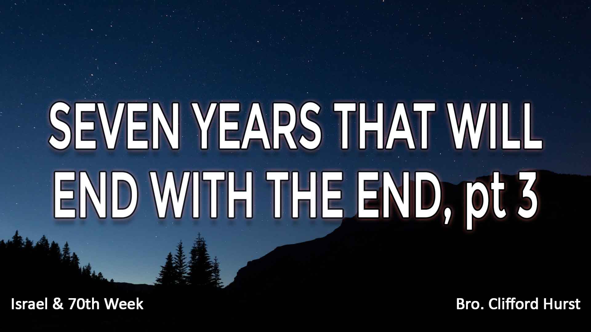 Seven Years That Will End With The End prt 3