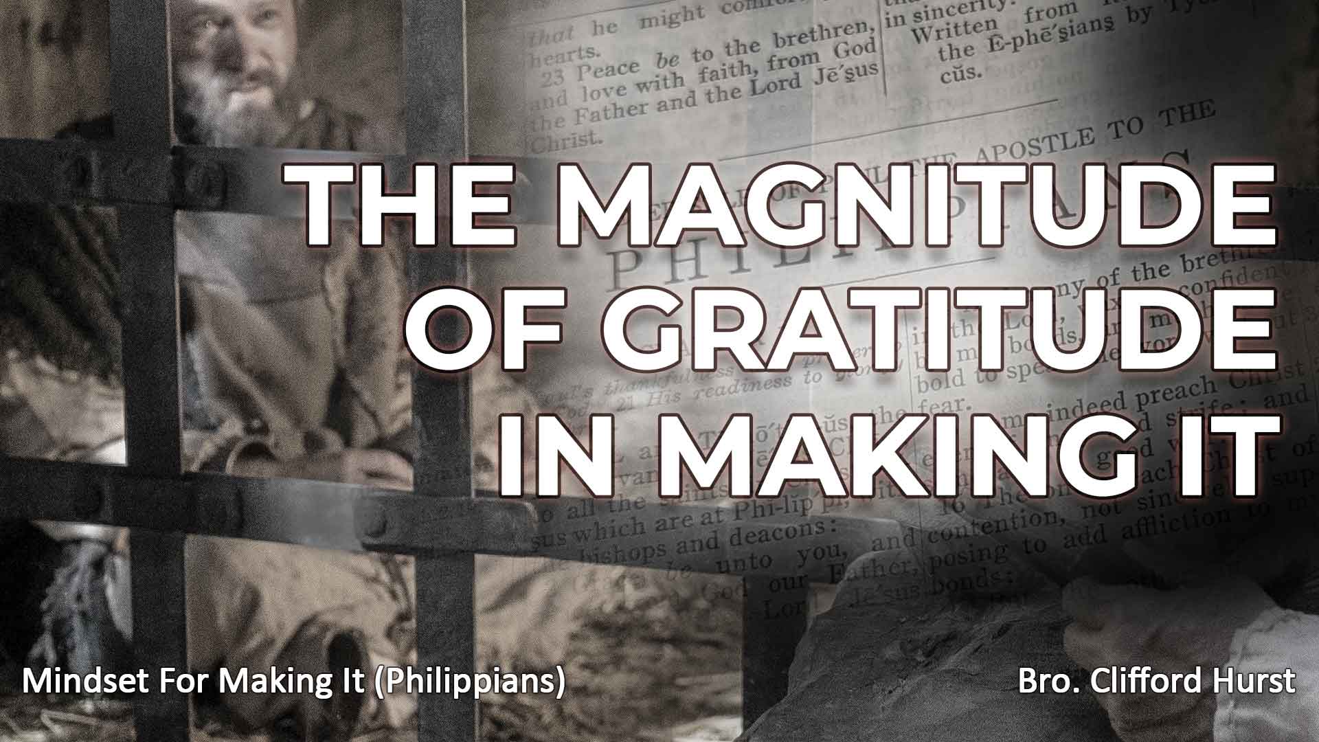 The Magnitude Of Gratitude In Making It