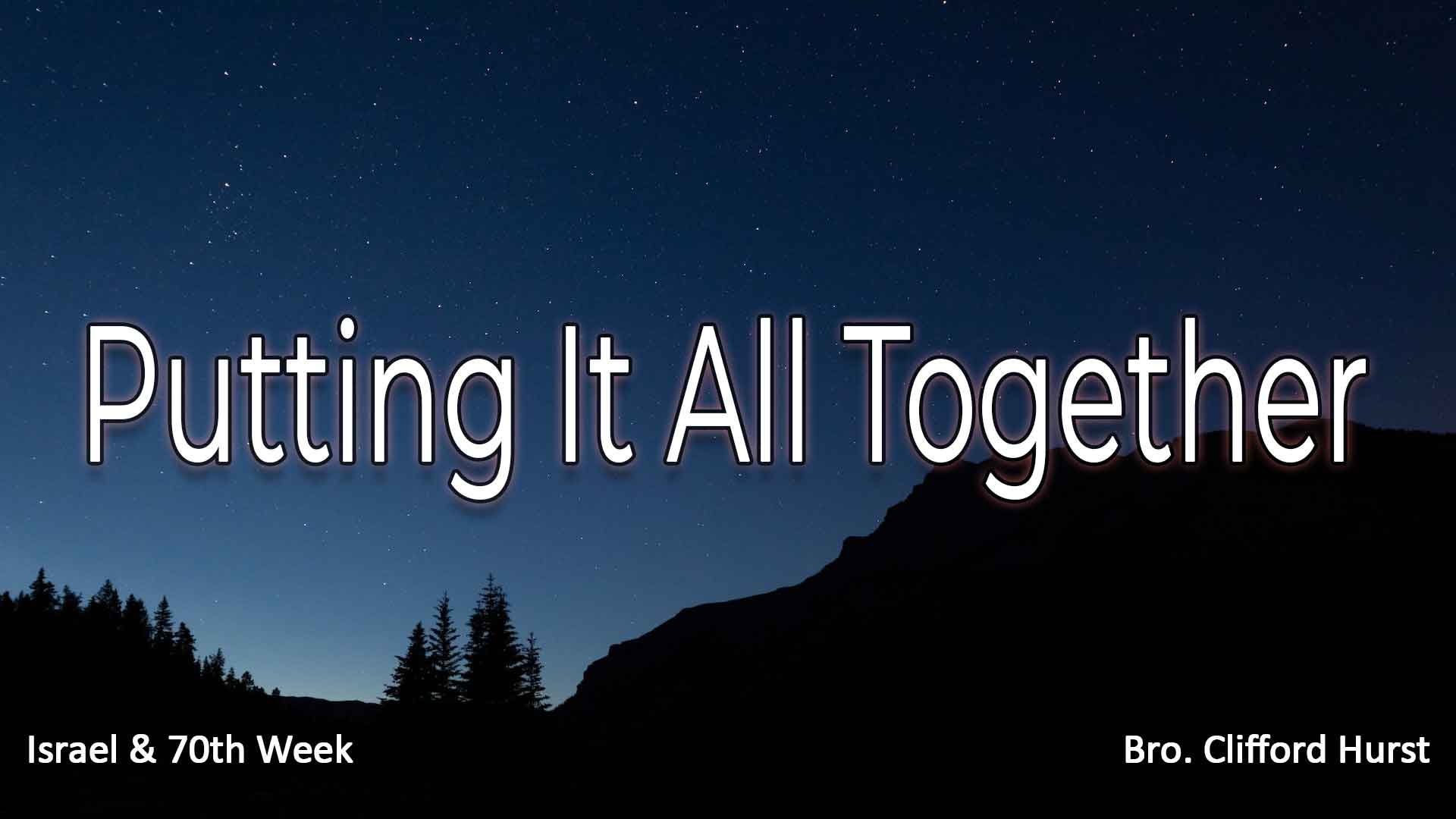 Putting it All Together