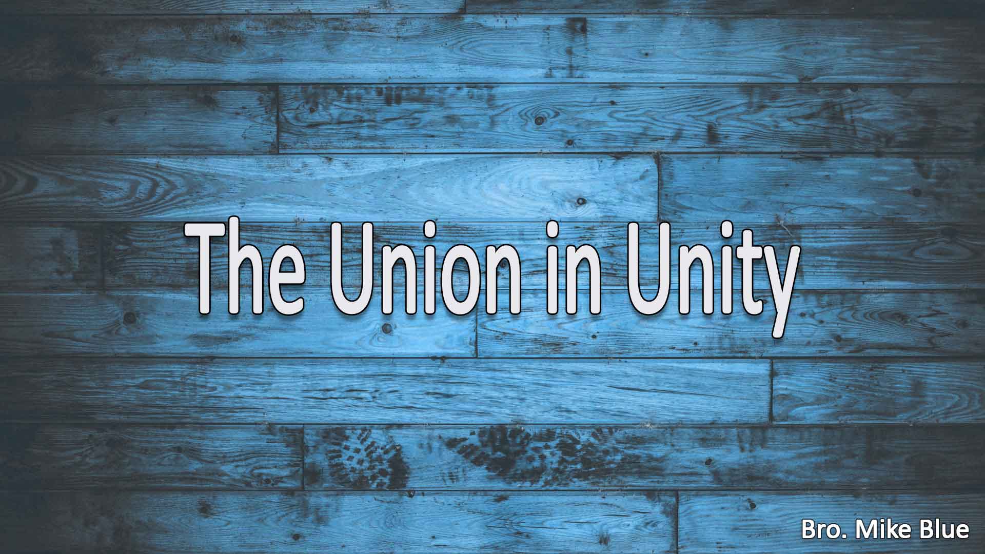 The Union In Unity