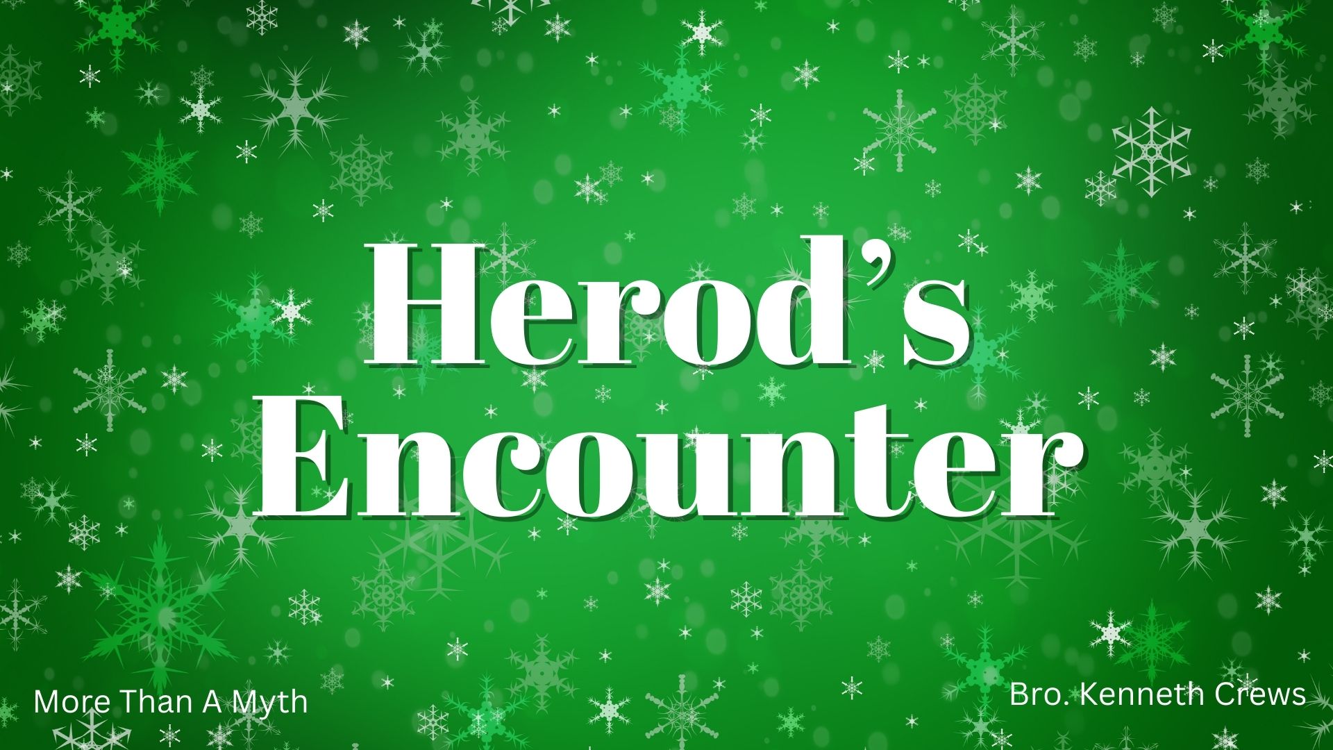 Herods Encounter